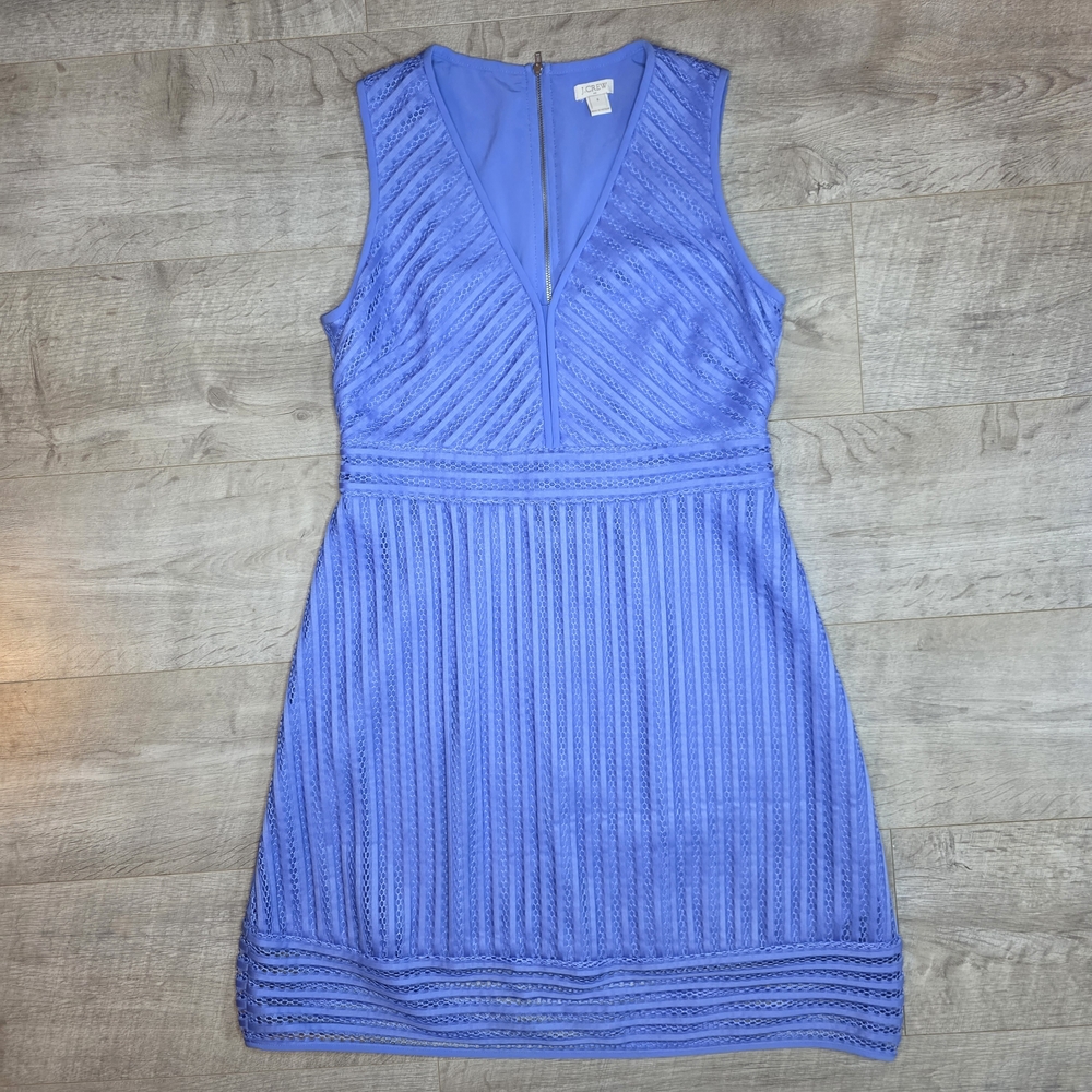 J. Crew Periwinkle Blue Eyelet Dress